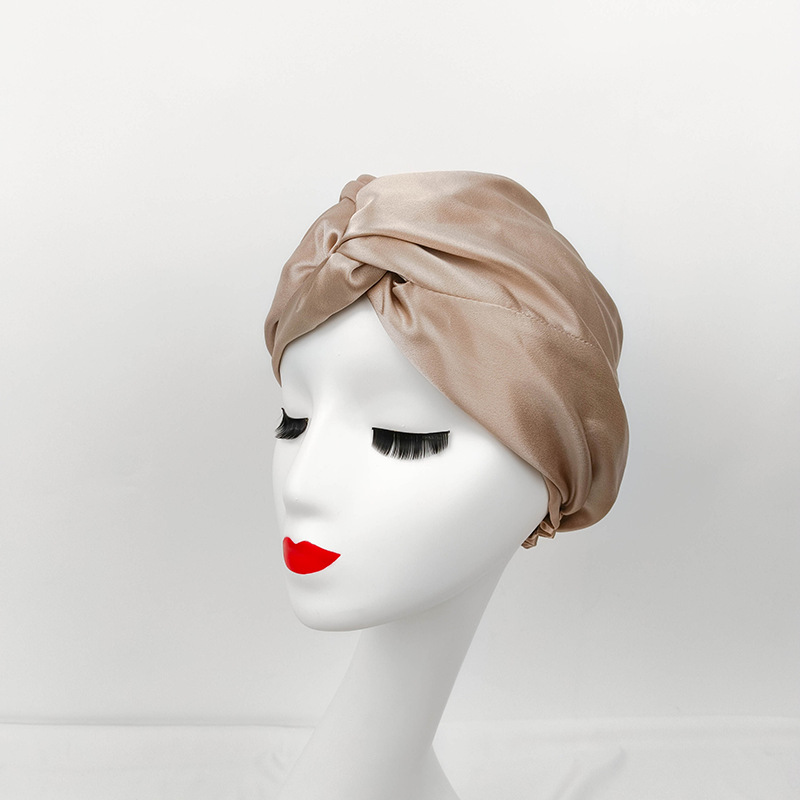 Double Layer Heavy-duty Silk Sleeping Hat photo 7