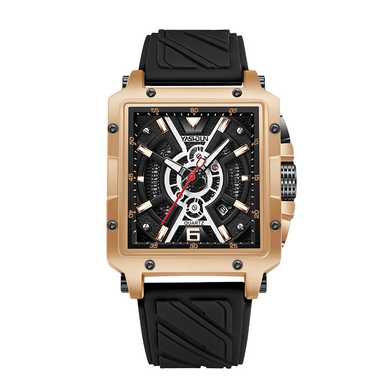 Fashionable Mens Watch With A Large Square Dial photo 5