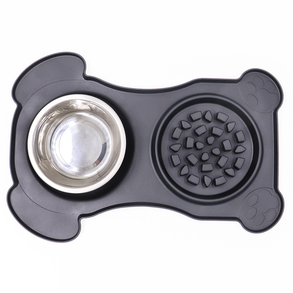 All-in-one Stainless Steel Pet Bowl And Mat photo 8