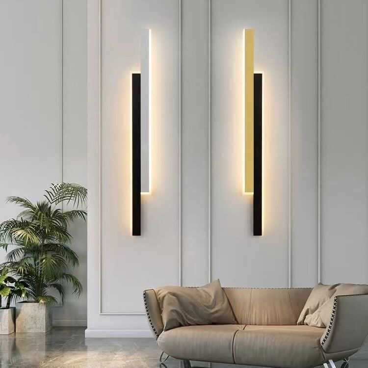 Minimalist Creative Personalized Long Strip Wall Lamp photo 1