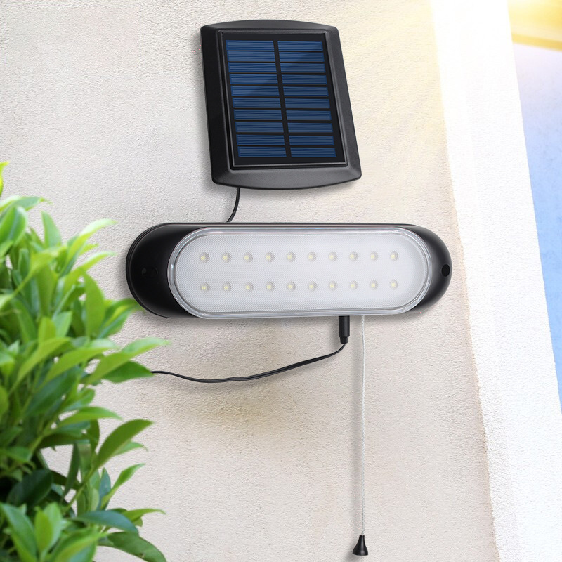 Crystalline Silicon Solar Panel With 20 LED Lights photo 2