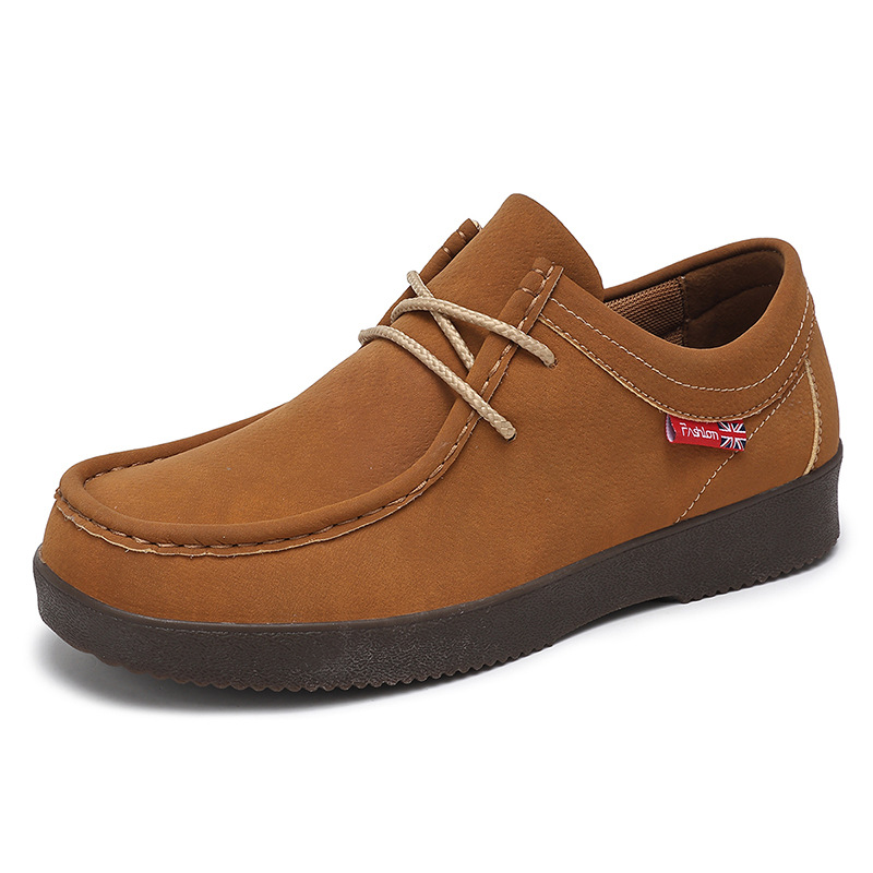 Men's Genuine Leather Dress Casual Shoes - Comfortable Breathable Business Formal Loafers for Daily Wear and Office photo 3