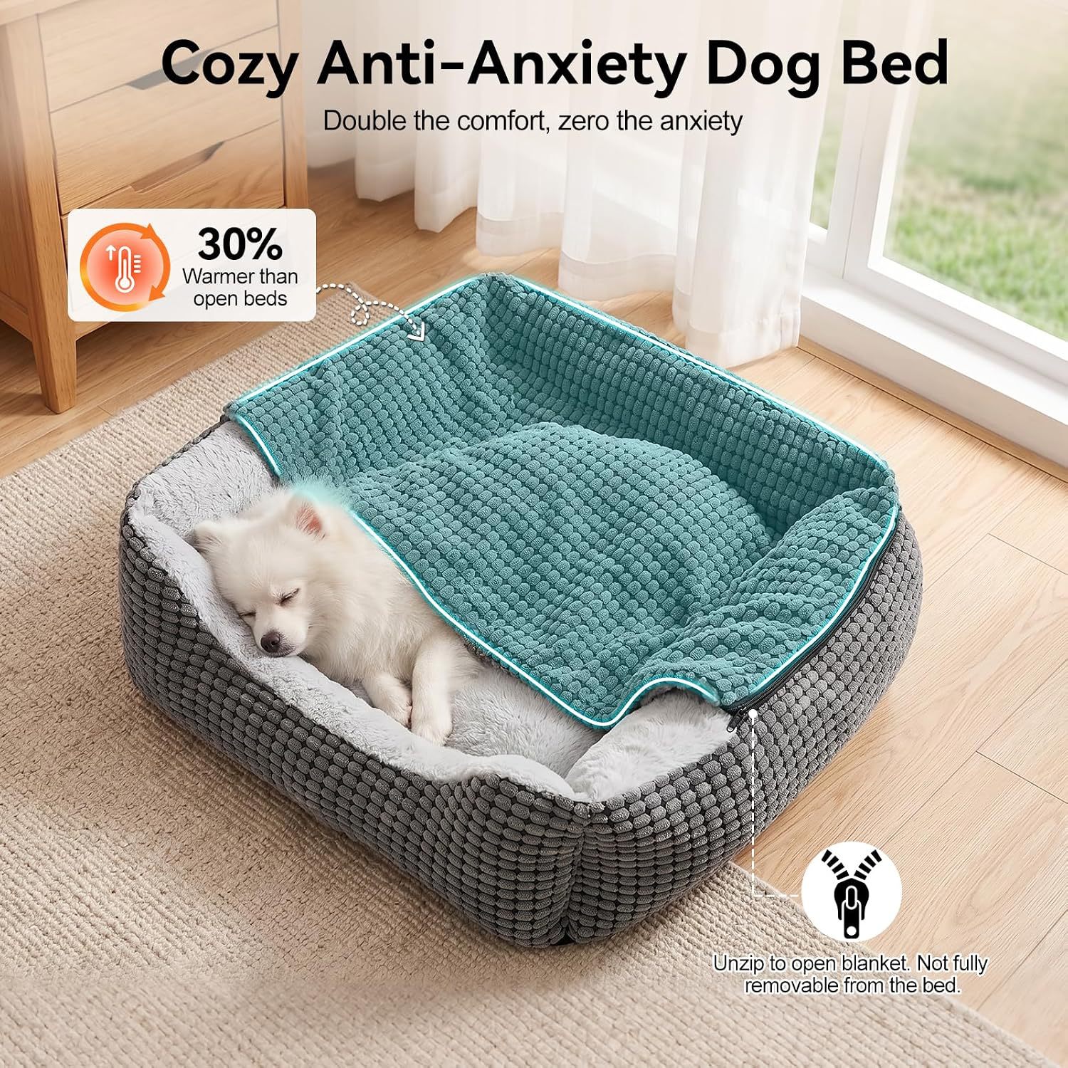 Simple Stylish Machine-washable All-season Pet Bed photo 4