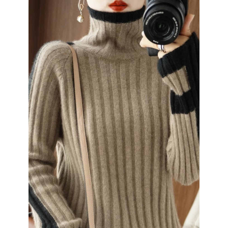 Women's Versatile Round-neck Solid-color Pullover Sweater photo 3