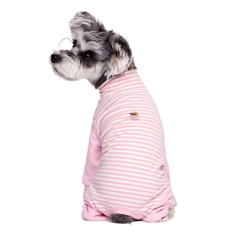 Pet Clothes Autumnwinter Outfit For Poodles Adjustable Four-legged Design photo 6