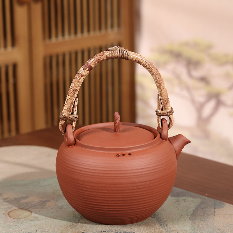 Outdoor Household Clay Sand Kettle Teapot photo 5