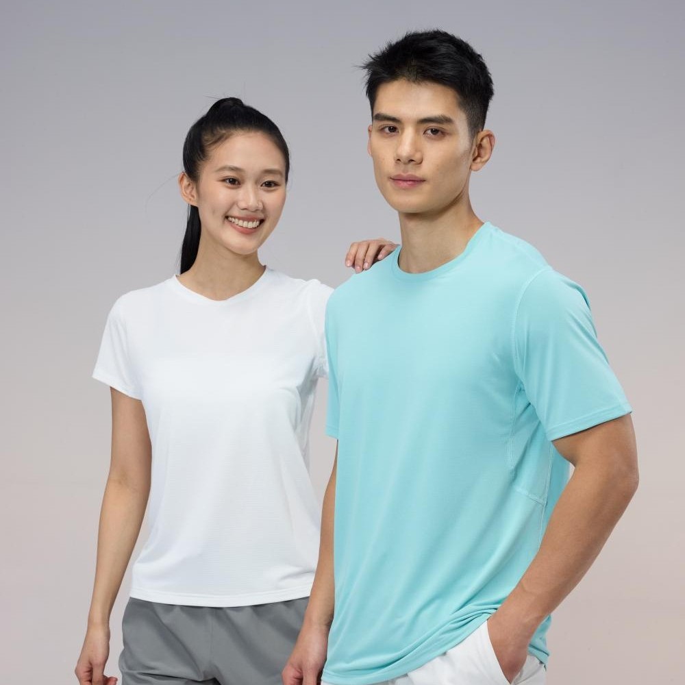 Quick-drying Crewneck T-shirt Summer Short-sleeve Work Uniform photo 8