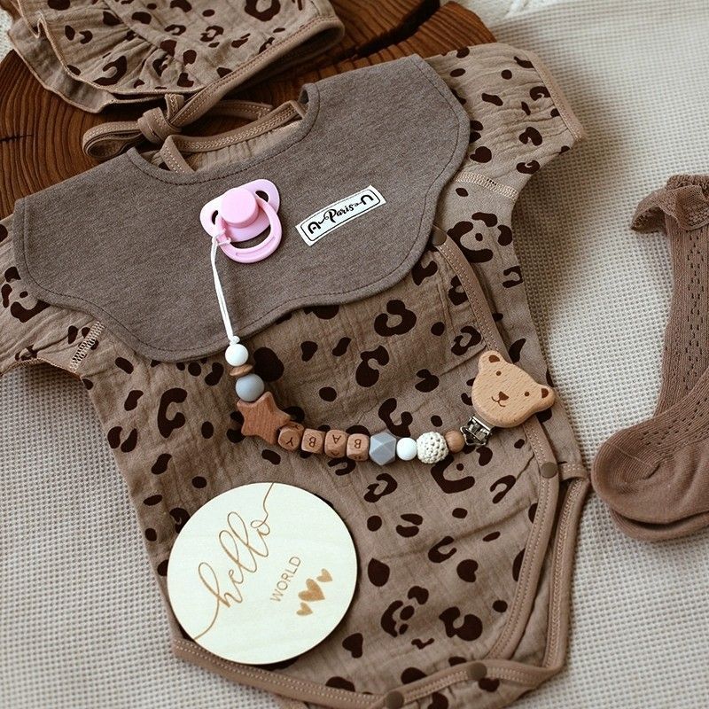 Baby Boy And Girl Onesie Short-sleeve Clothing Set photo 6