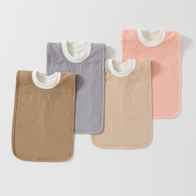 Large Childrens Washcloth Bib That Resists Stains photo 3
