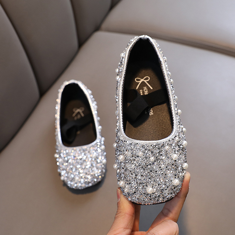 Fashionable Square-toe Bow-knot Girls Shoes photo 3