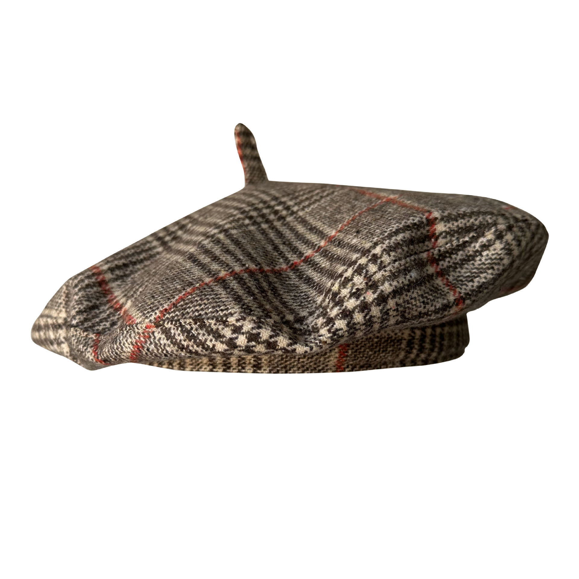 Retro-style Fashionable Beret For Women New Autumn DesignBritish Plaid Saucer Hat photo 8