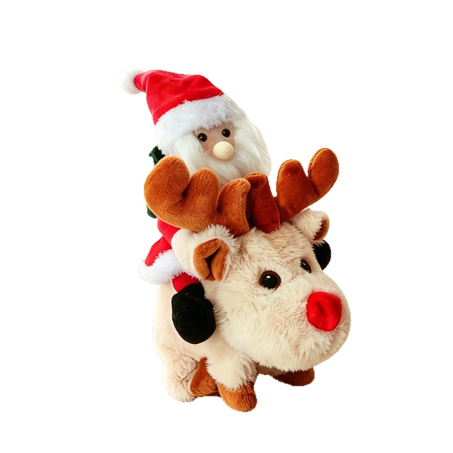 Santa Claus Riding A Reindeer Electric Toy photo 3