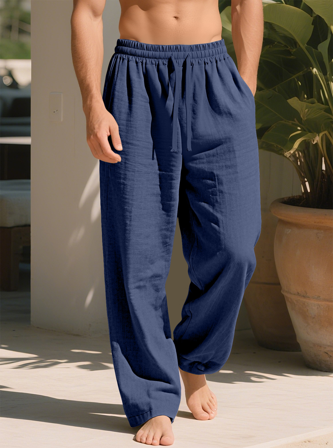 Loose Straight Casual Plus Size Breathable Quick-drying Trousers photo 5