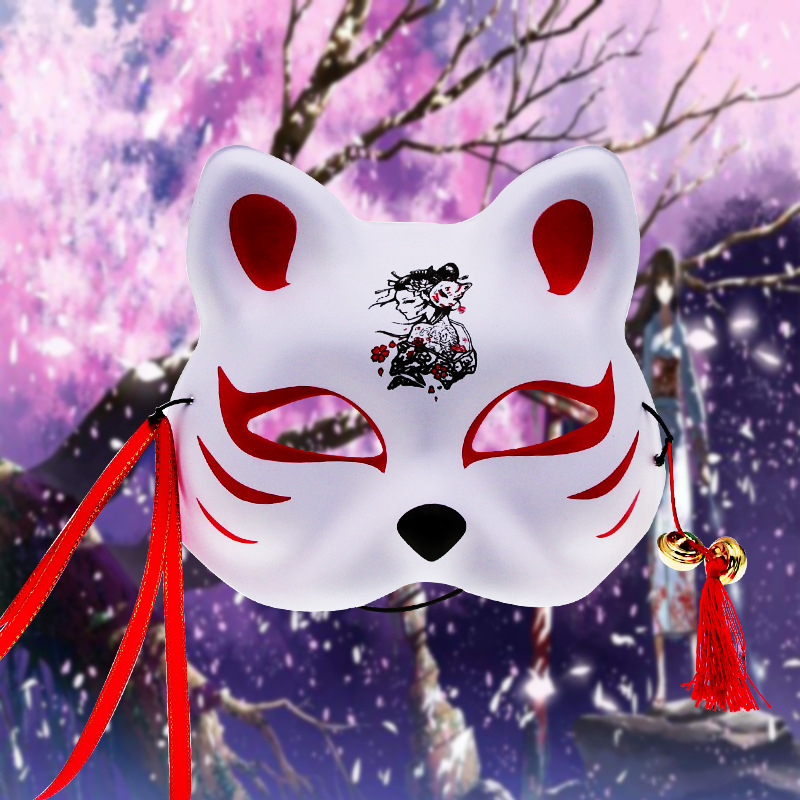 Internet-famous Japanese-style Selfie Half-face Mask Anime photo 1