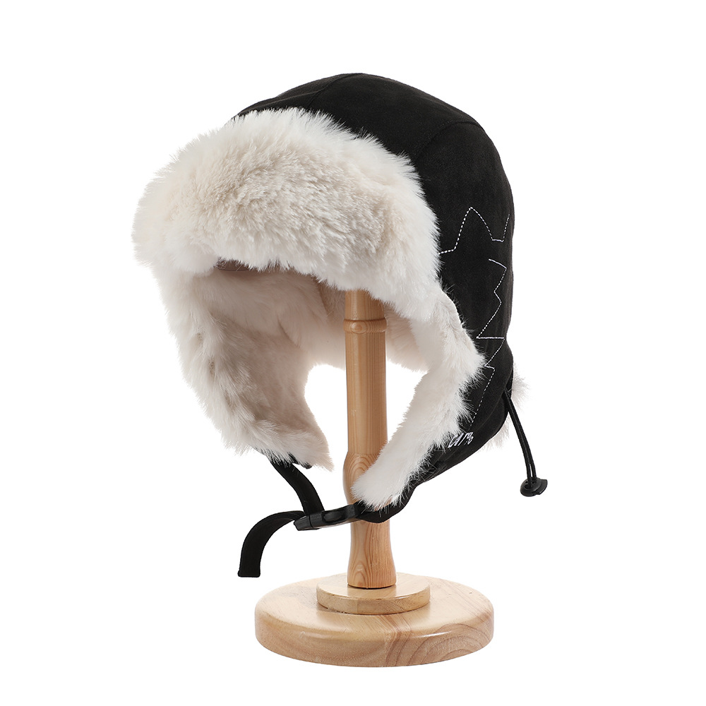 Mens Plush Warm And Thickened Ear Protecting Hat For Cold Weather photo 8