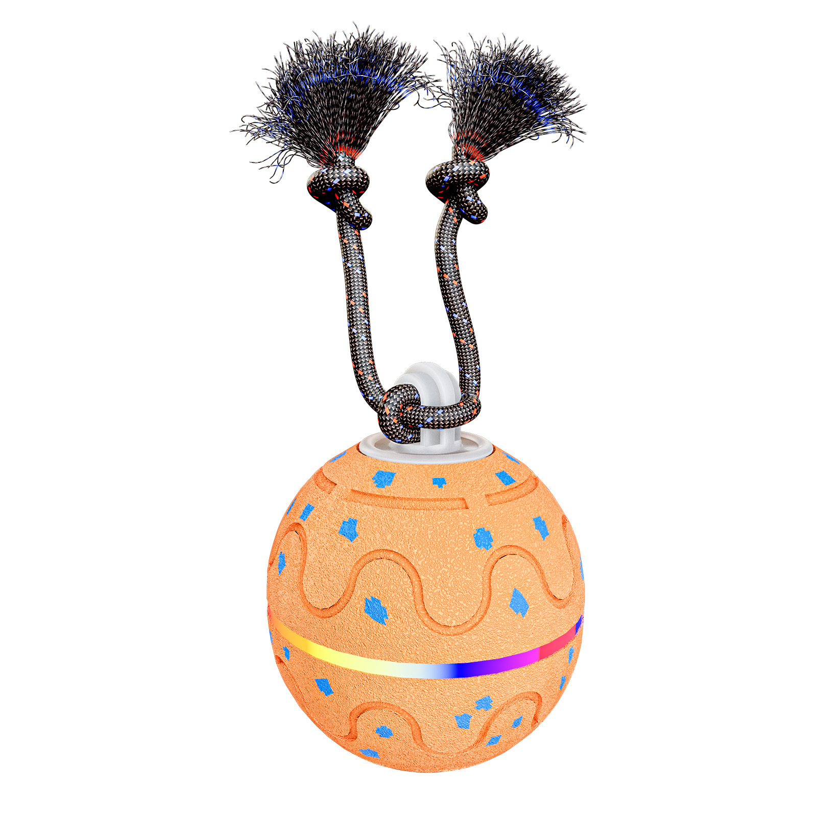 Smart ETPU Pet Toy Ball With Sound Light And Leash Powered By Electricity photo 2
