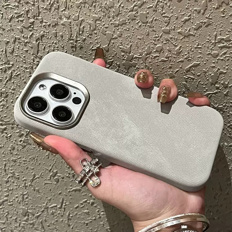 Magnetic Leather Drop-resistant Flannel Phone Case photo 8