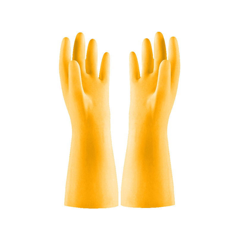 Thickened Rubber Band Dishwashing Gloves Household photo 4