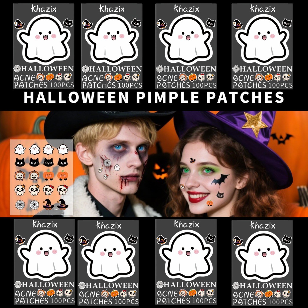 Halloween-style Waterproof And Breathable Acne Cover Patches For Makeup photo 5