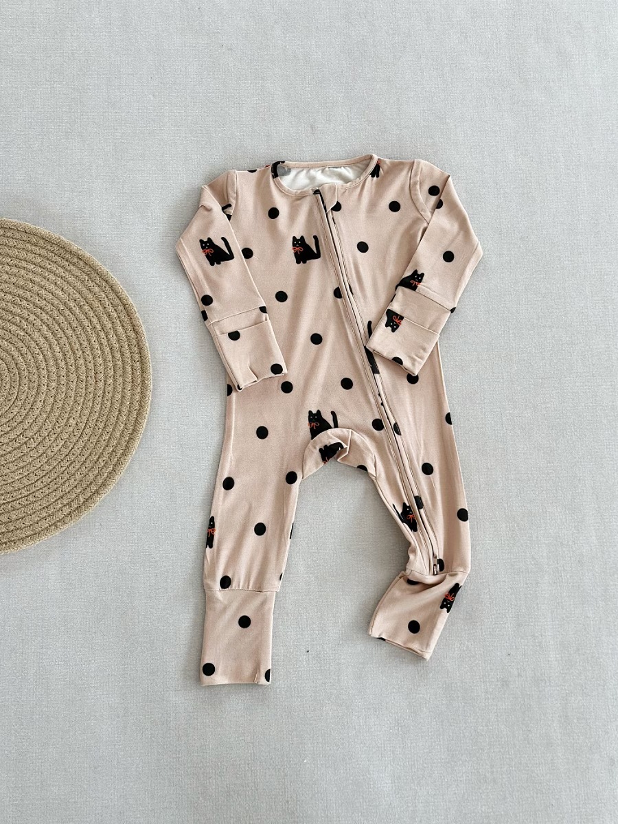 Bamboo Fiber Onesie European And American Style For Infants And Toddlers photo 6