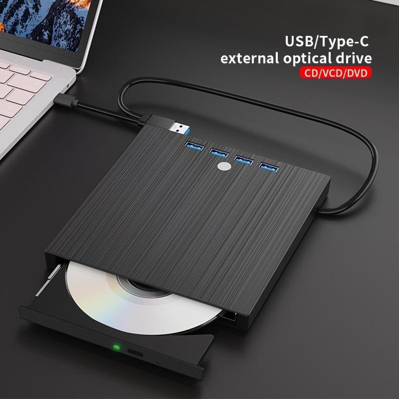External DVD Burner TYPE-C Multi-function CD Disc Drive Extended Optical Drive photo 1