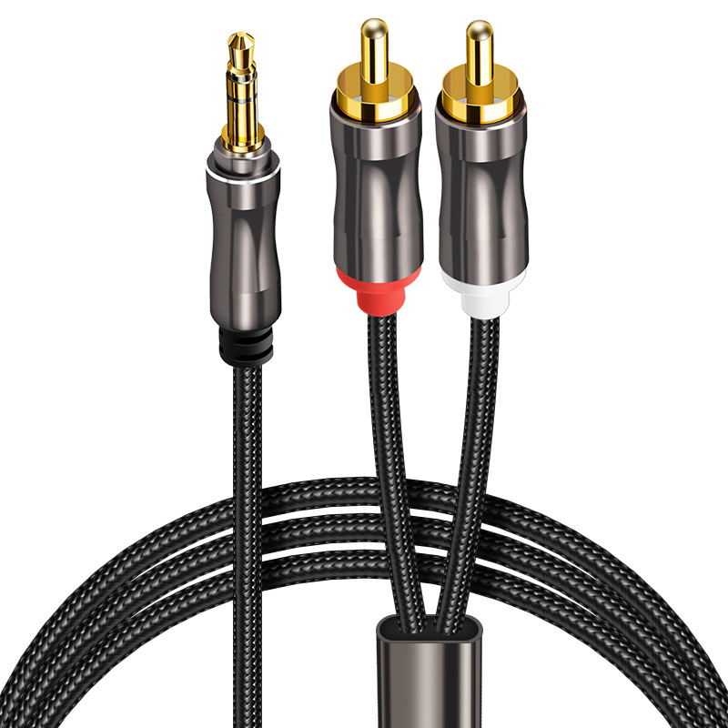 One-to-two 3.5mm To Dual RCA Audio Cable photo 3