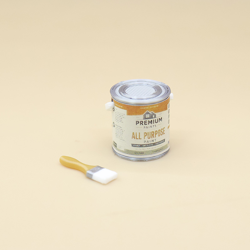 Miniature Simulation Food Toy Miniature Dollhouse Miniature Paint Bucket Model photo 3