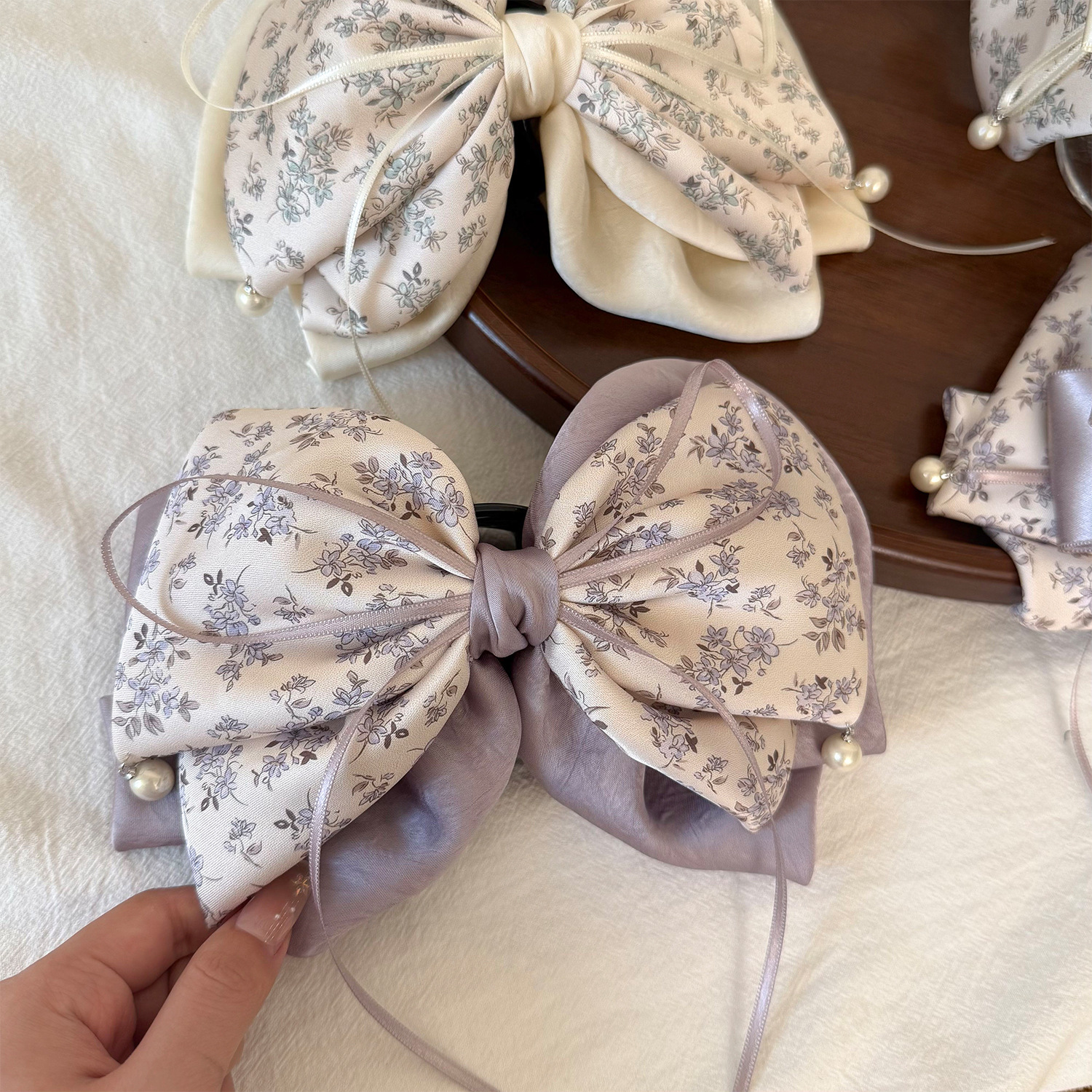 Ribbon Bow Hair Clip Versatile Sweet And Subtly Luxurious For Women photo 8