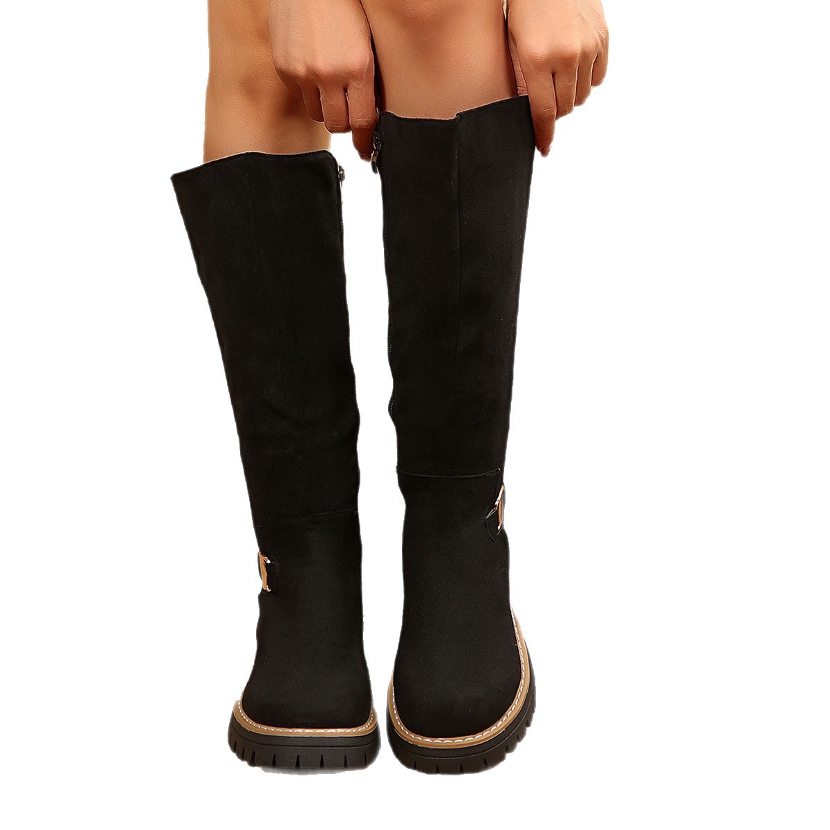 Women's Suede Over-the-knee Boots photo 2