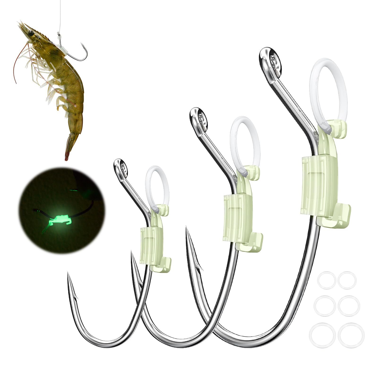 Outdoor Fishing Luminous Shrimp Back Clasp photo 1