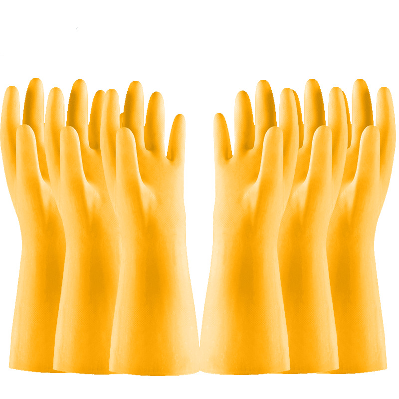 Thickened Rubber Band Dishwashing Gloves Household photo 6