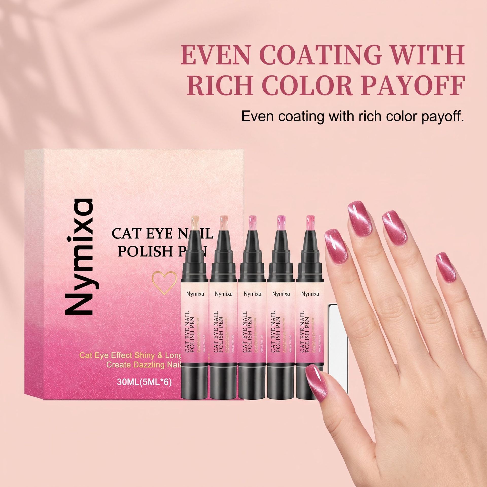 Easy-to-apply Multi-purpose Gel Nail Polish Pen Set photo 4