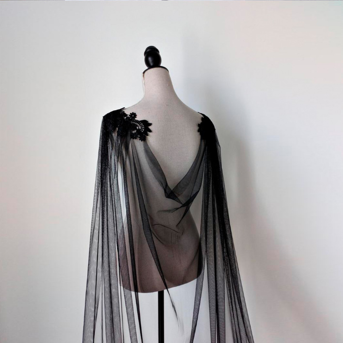 Mesh Lace New Style Bridal Wedding Shawl photo 1