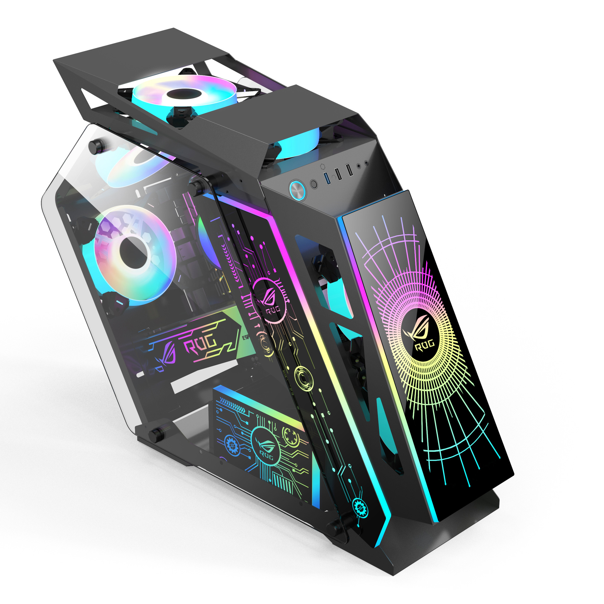 Table-type Box E-sports Internet Coffee Computer Special-shaped Table Box photo 4