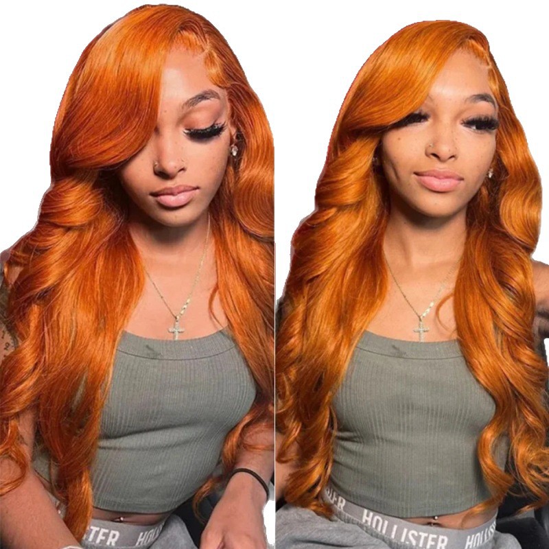 Womens Fluffy Large-wave Lace Front Wig photo 6