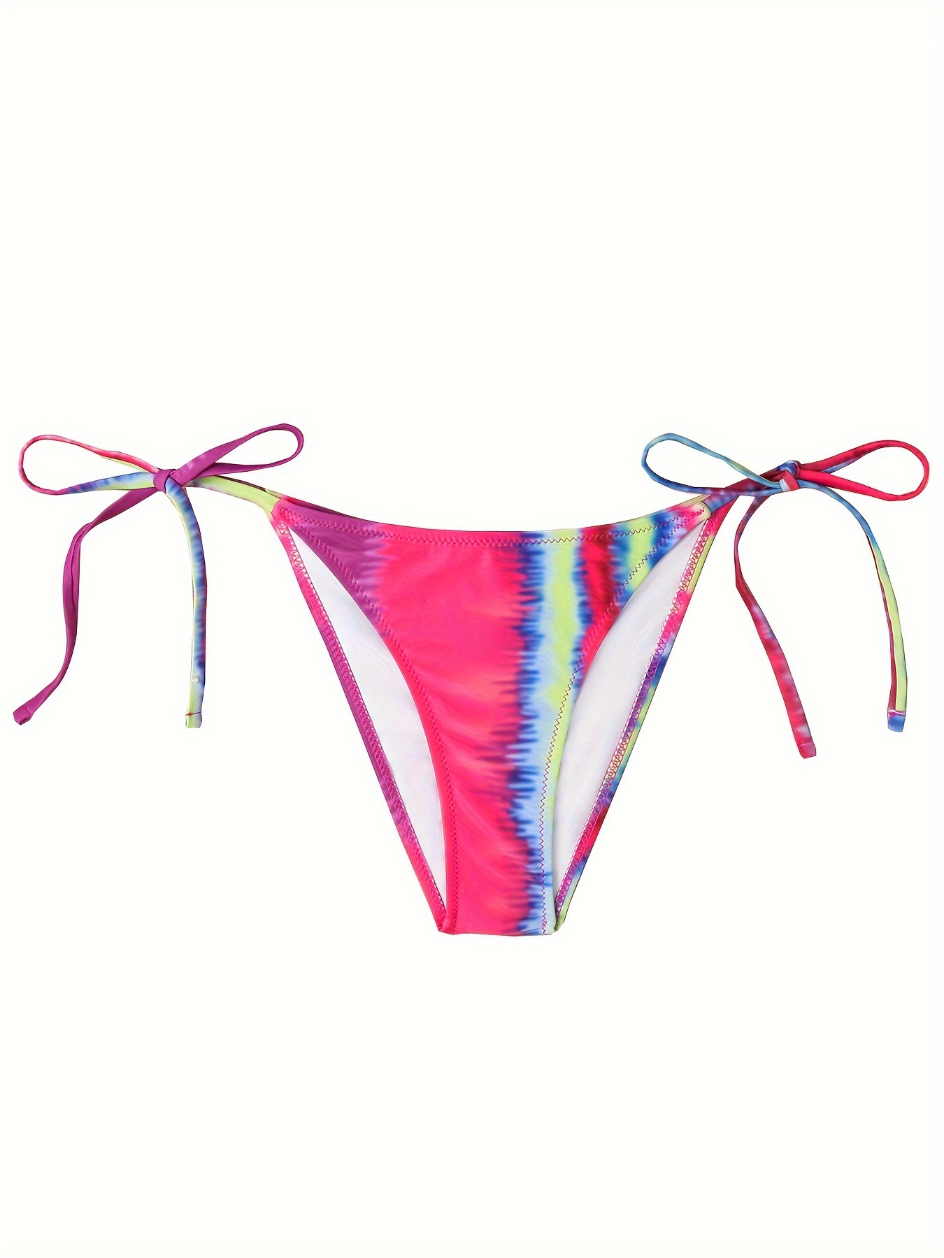 Sexy Strappy Two-piece Floral-print Swim Trunks In Multiple Patterns photo 5