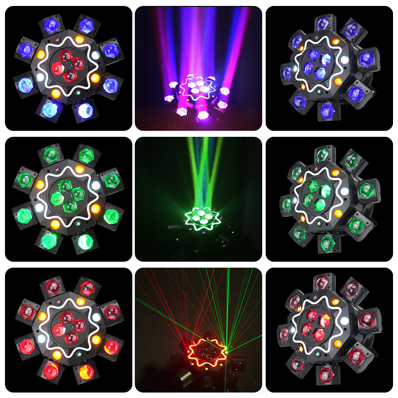 Light-up Indoor Party Atmosphere Rotating Colored Lights For Home Use photo 5