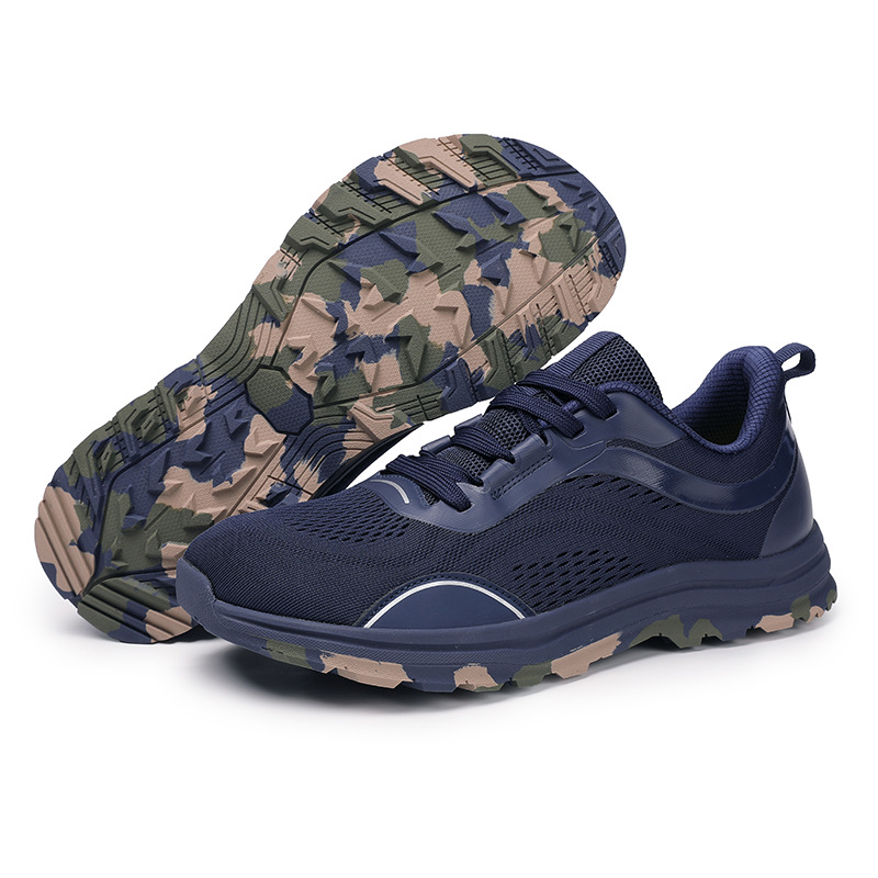 Wide-toe Outdoor Lightweight Breathable Mesh Cushioned Hiking Shoes photo 7