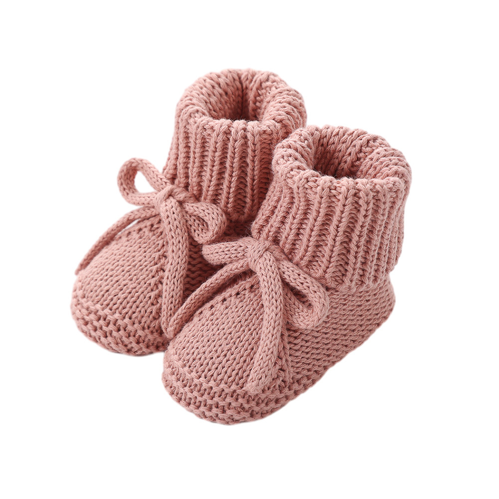 Bow-tie Strap Knitted Toddler Shoes photo 8