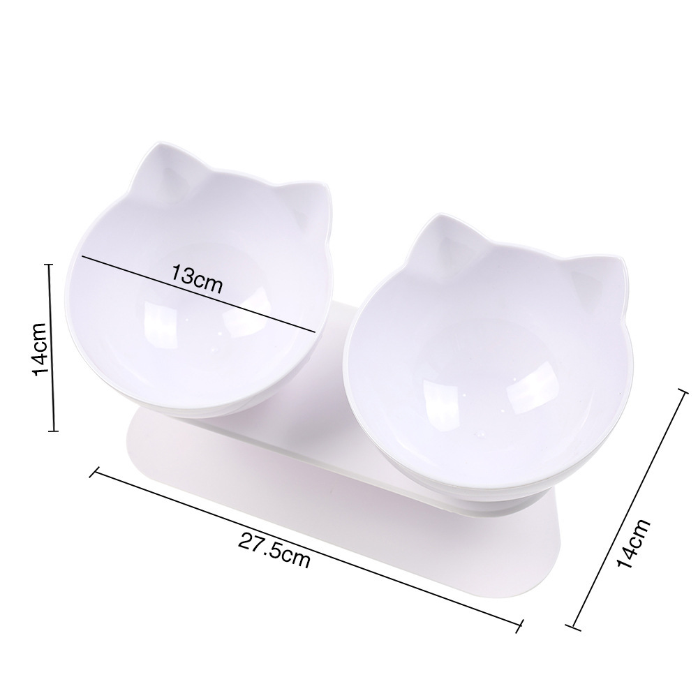 Kitten Bowl Pet Cervical Support Feeding Food Basin photo 3