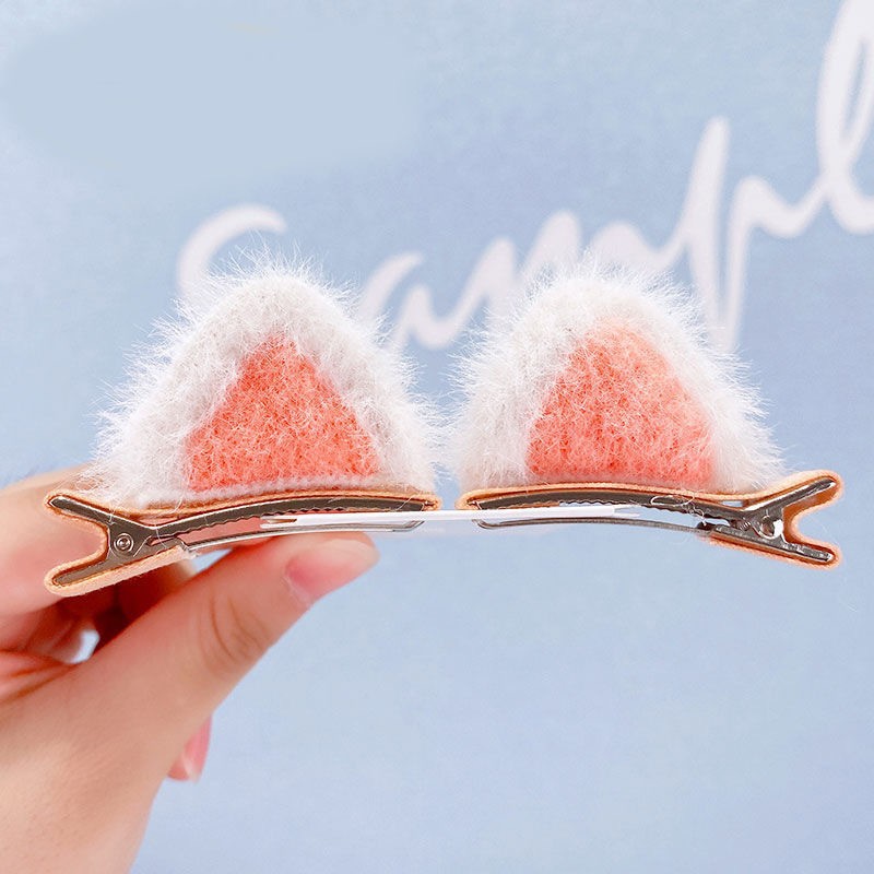Cute Cat-ear Bow Hair Clip photo 2