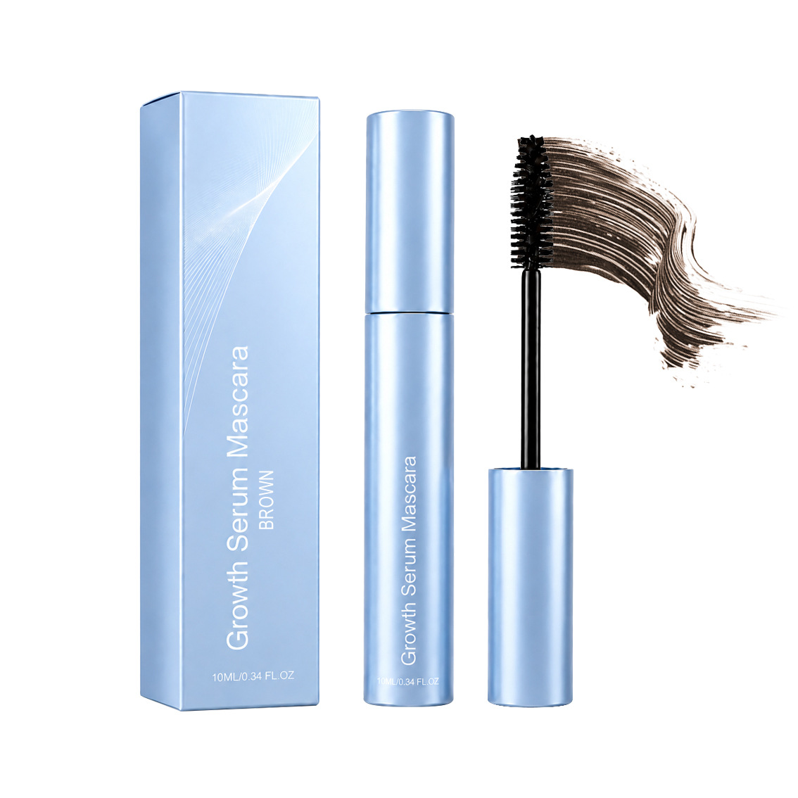 Essence Brown Mascaranatural Eye Makeup With A Lightweight, Smooth Texture That Lasts All Day And Resists Smudging photo 3