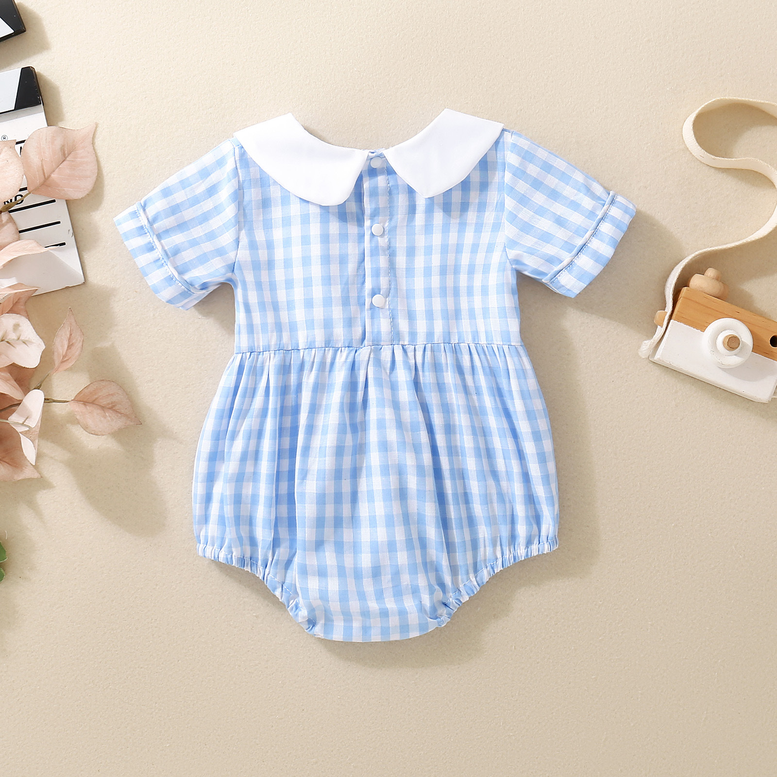 Infant And Toddler Girls Triangular Romper photo 5