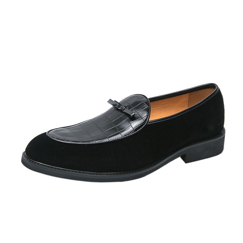 British Retro Style Business Casual Loafers - Men's PU Leather Slip On Shoes for Office Wear photo 6