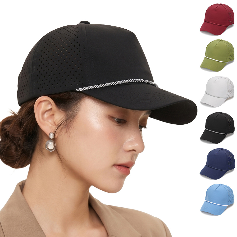 Women's Quick-Drying Breathable Perforated Summer Baseball Cap photo 1