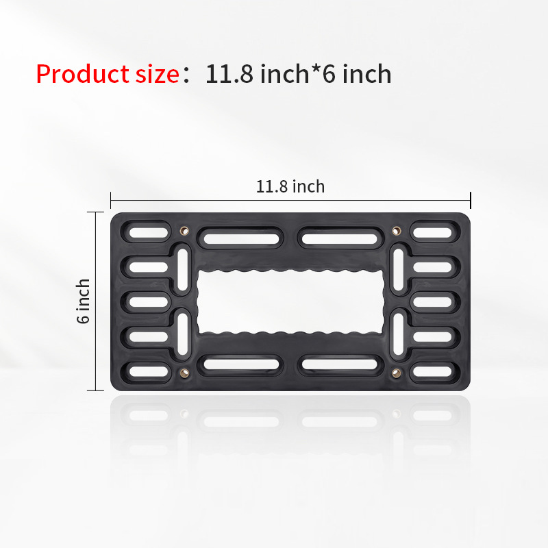 Car License Plate Frame Plastic Base photo 6