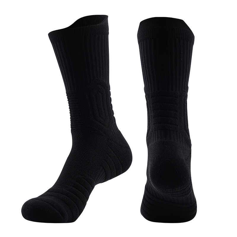 Mens Basketball Socks With Random Pile Thickened Non-slip And High-top photo 5
