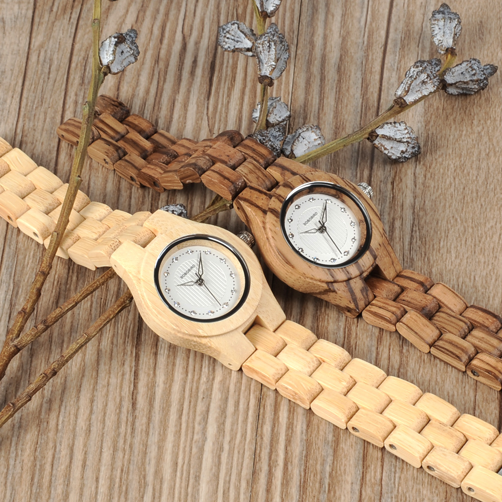 Mens And Womens Minimalist Casual Retro Wooden Watch photo 2