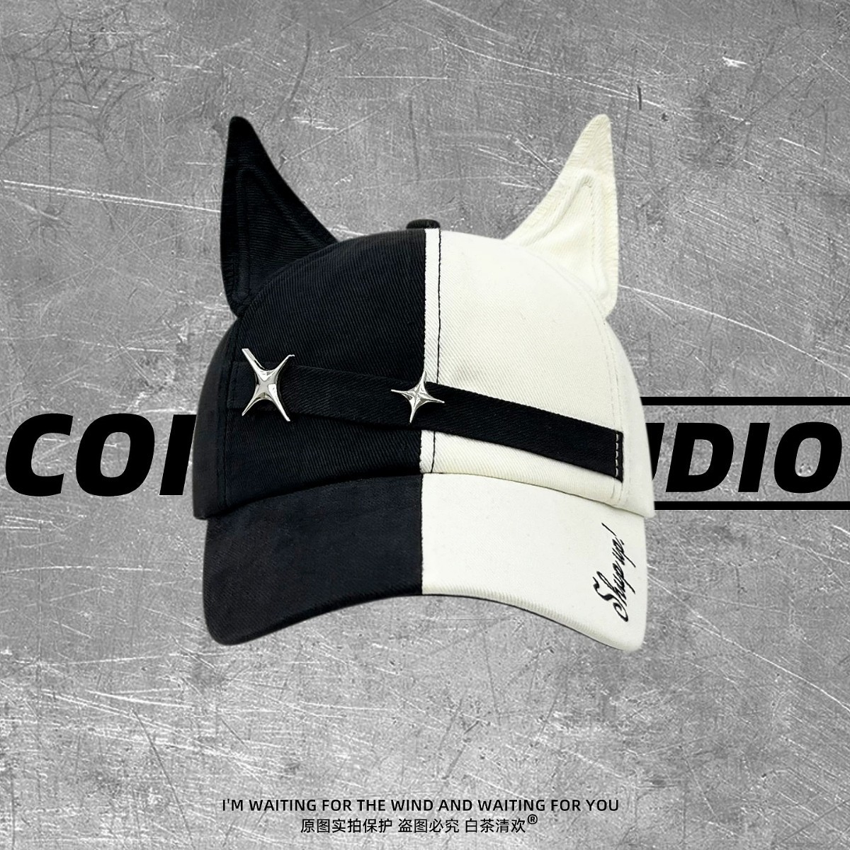 New Fox-ear Color-block Baseball Cap photo 7