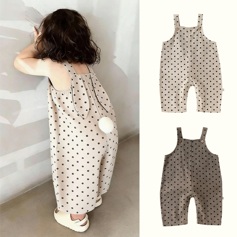 Baby Bib Overalls Romper Jumpsuit Suspender Pants photo 1